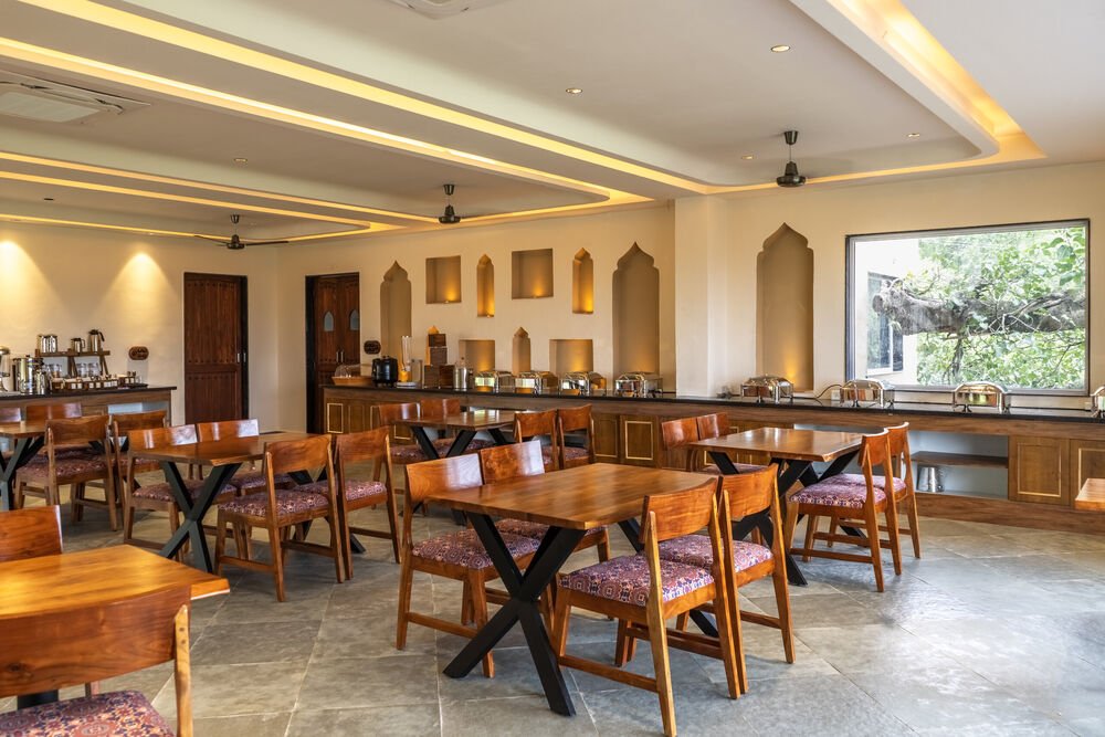 The buffet counter
