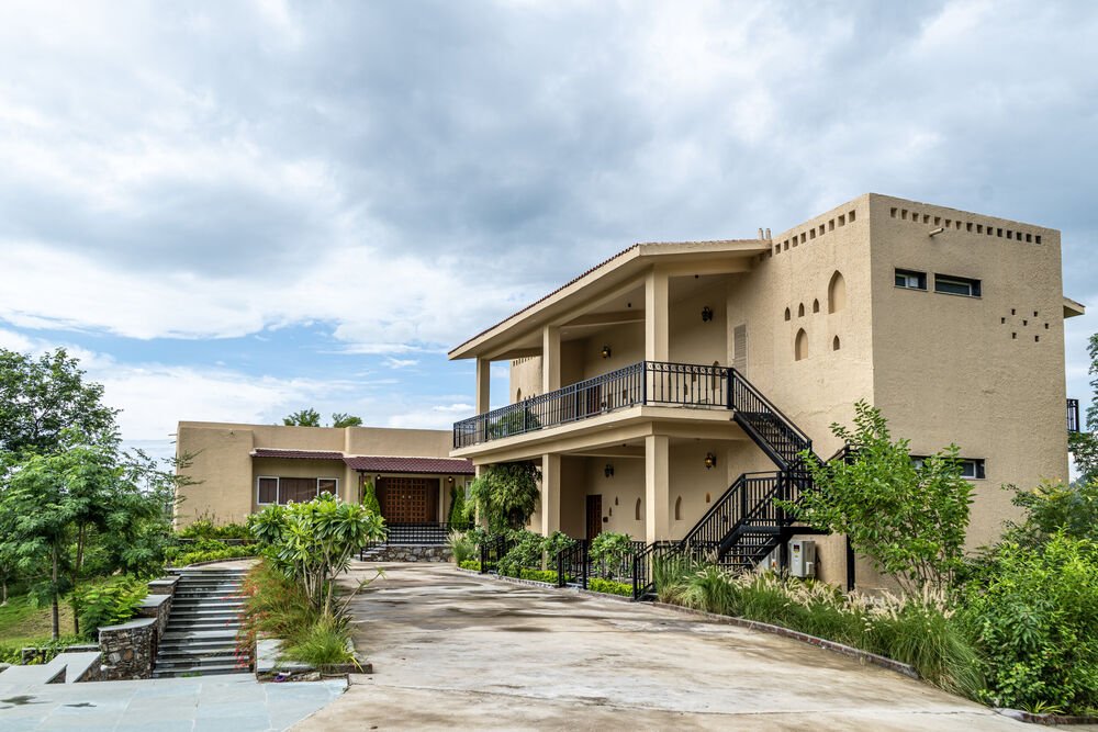 The block from the drive