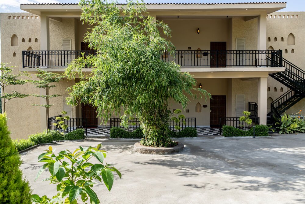 The courtyard